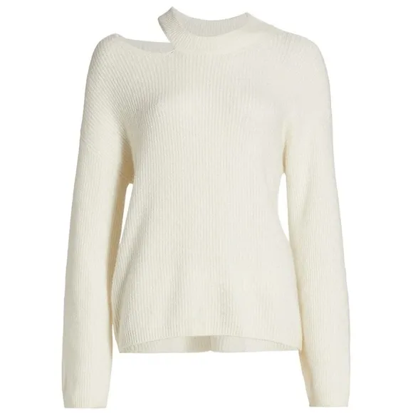 Rails Alexi Pullover sweater cold shoulder size small