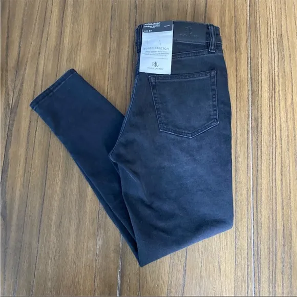 Ralph Lauren black high rise jeans