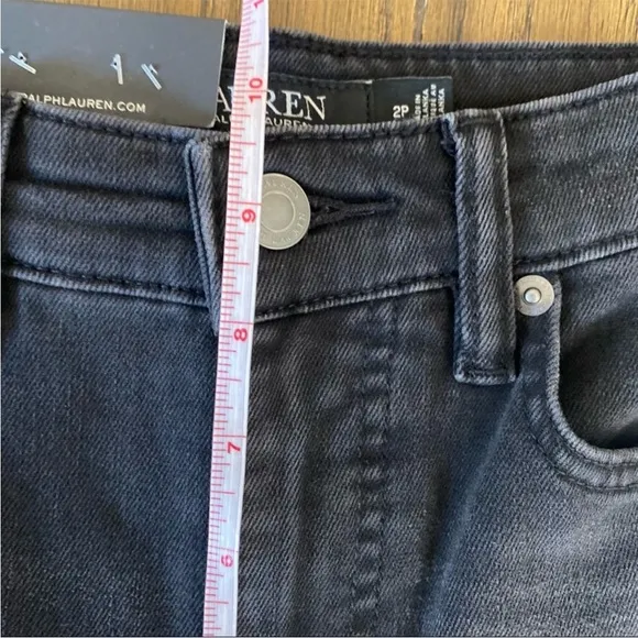 Ralph Lauren black high rise jeans