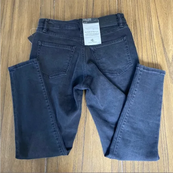 Ralph Lauren black high rise jeans