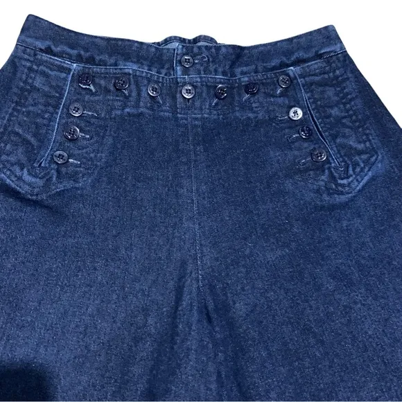RALPH LAUREN Sailor Front Flare Leg Jeans - Size 12