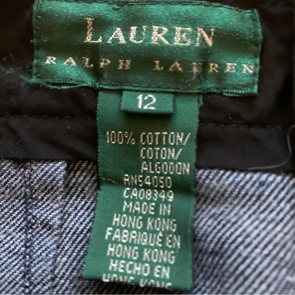 RALPH LAUREN Sailor Front Flare Leg Jeans - Size 12