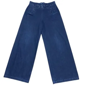 RALPH LAUREN Sailor Front Flare Leg Jeans - Size 12