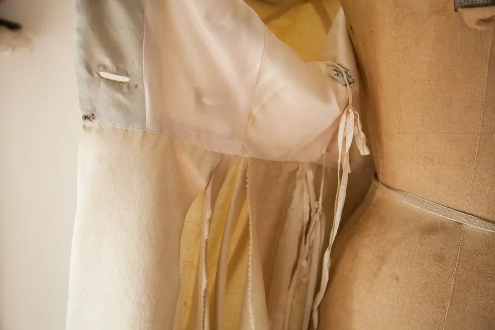 Rare Vintage 1950s Lucie Ann Silk Satin Dressing Gown