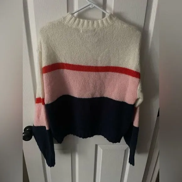 🆕 REBECCA MINKOFFLILIANA STRIPED SWEATER