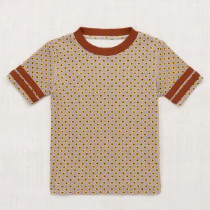 Rec Tee in Pewter Flower Dot by Misha & Puff