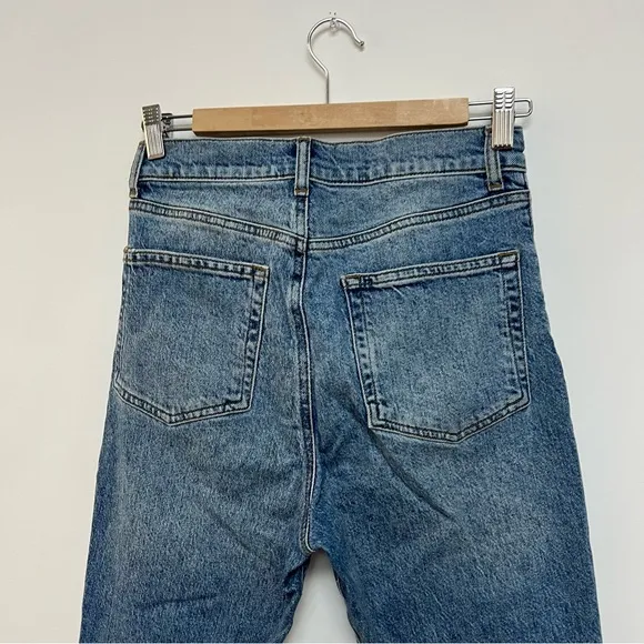Reformation Jeans Liza Ultra High Rise Slim Straight Leg in Malta Size 26 $168