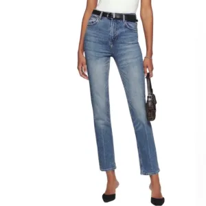 Reformation Jeans Liza Ultra High Rise Slim Straight Leg in Malta Size 26 $168