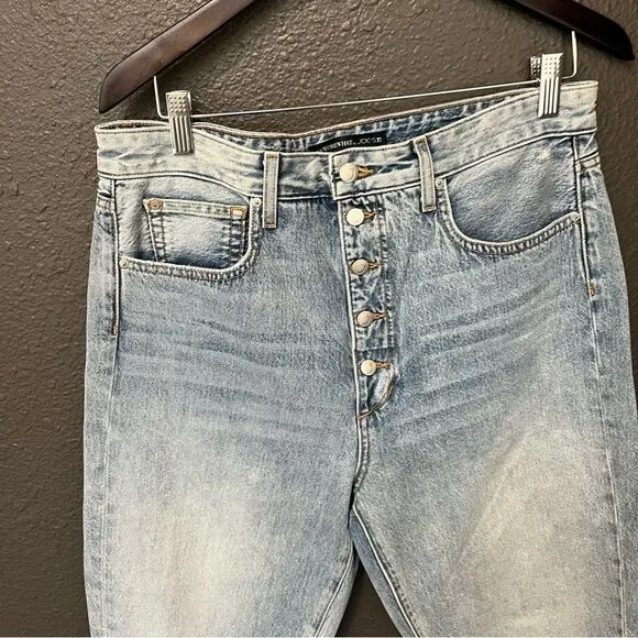 Revolve, Joe Jeans X WeWoreWhat The Danielle High Rise Straight in Light Vintage