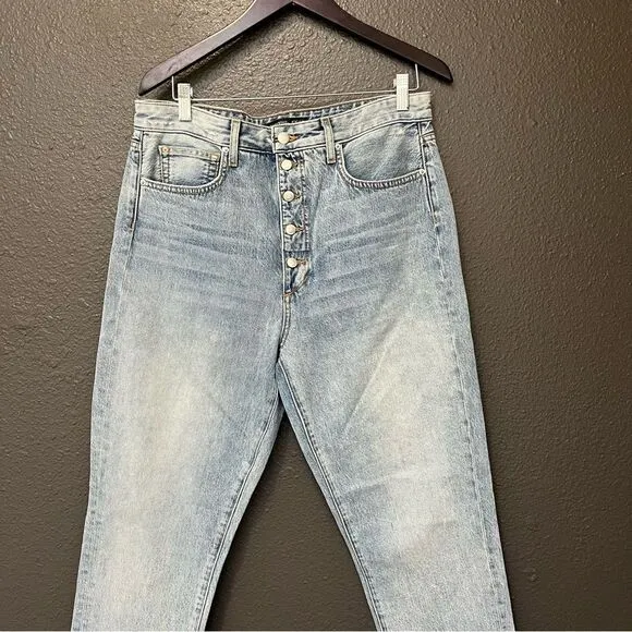 Revolve, Joe Jeans X WeWoreWhat The Danielle High Rise Straight in Light Vintage
