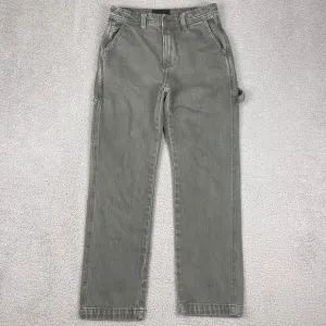 Rolla's Jeans Womens 29x30 Green Straight Leg Vintage Inspired Australian Denim