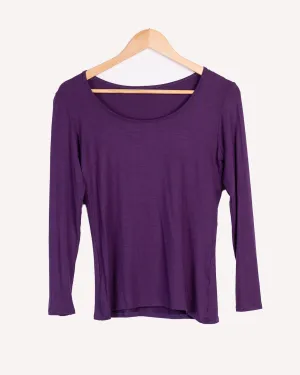 Round-Neck Long Sleeve T-Shirt