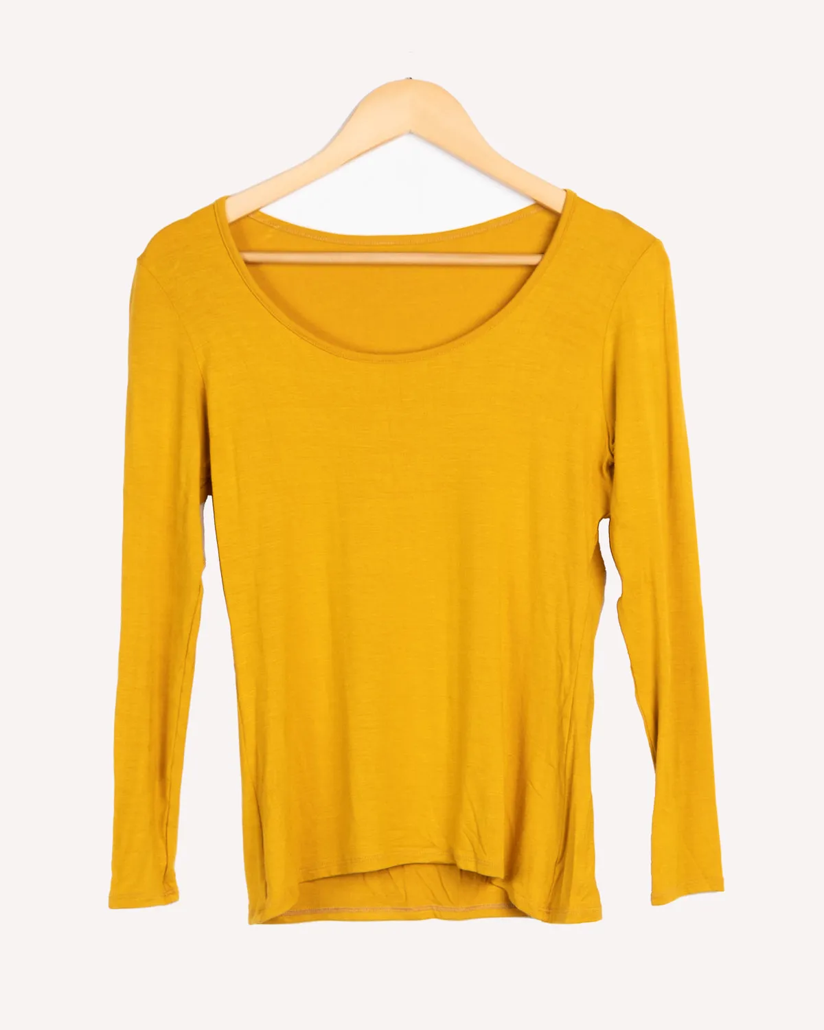 Round-Neck Long Sleeve T-Shirt
