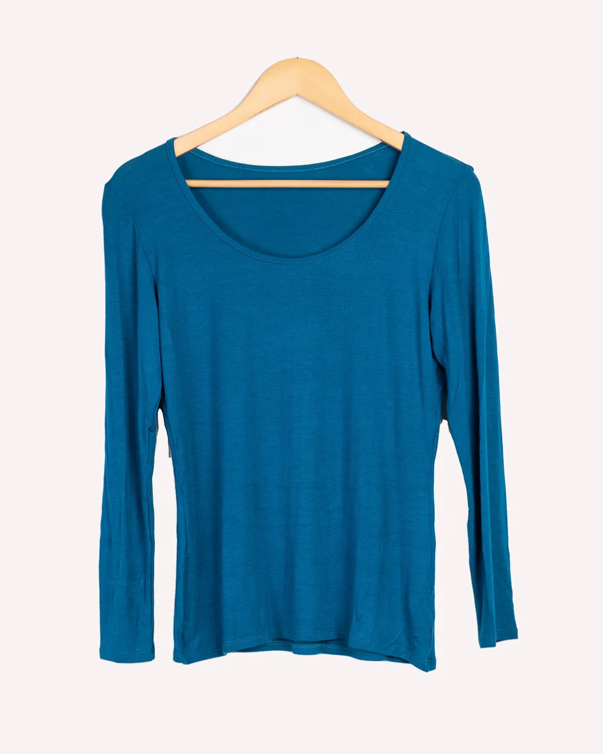 Round-Neck Long Sleeve T-Shirt