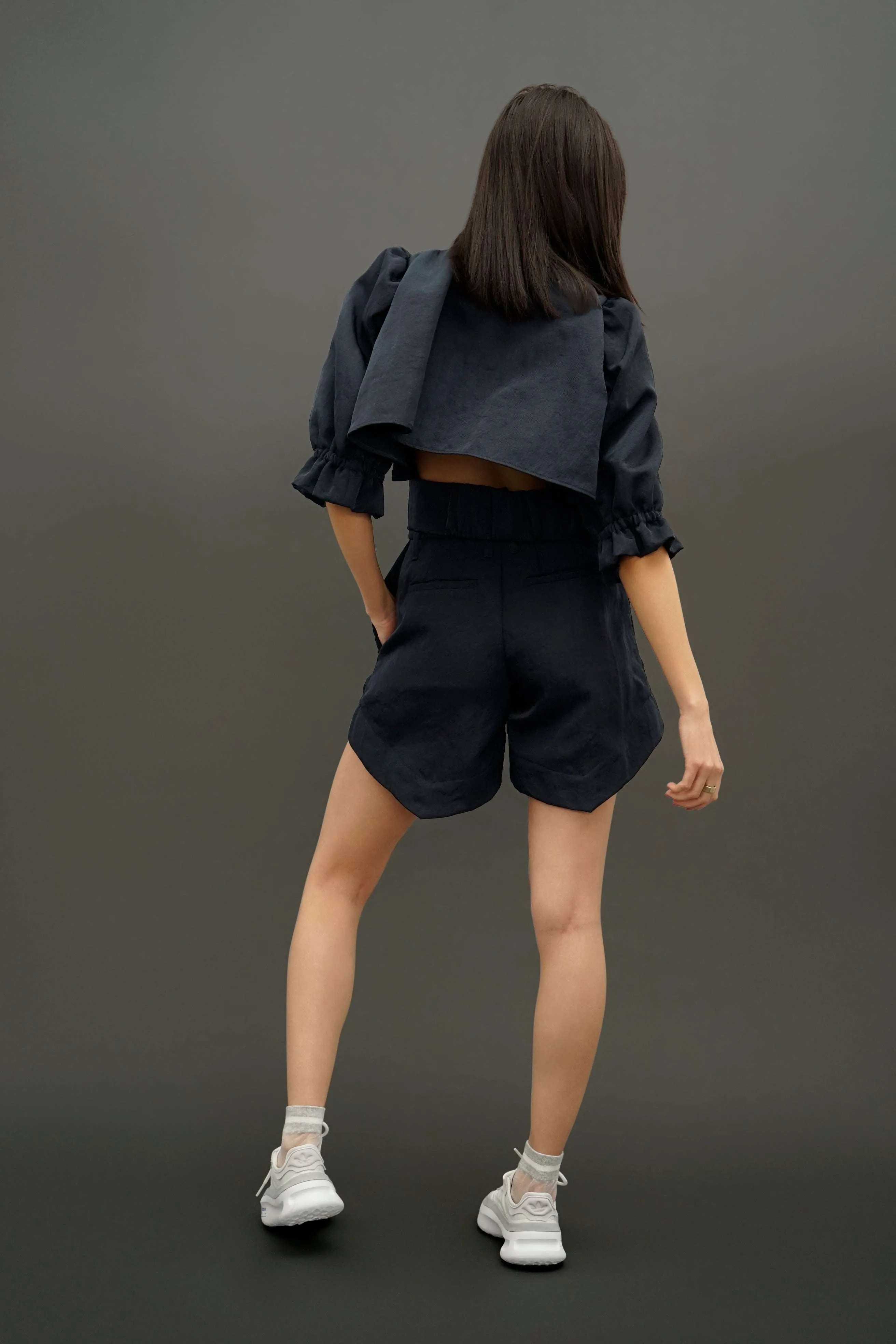 Rowana Dramatic Navy Jacket