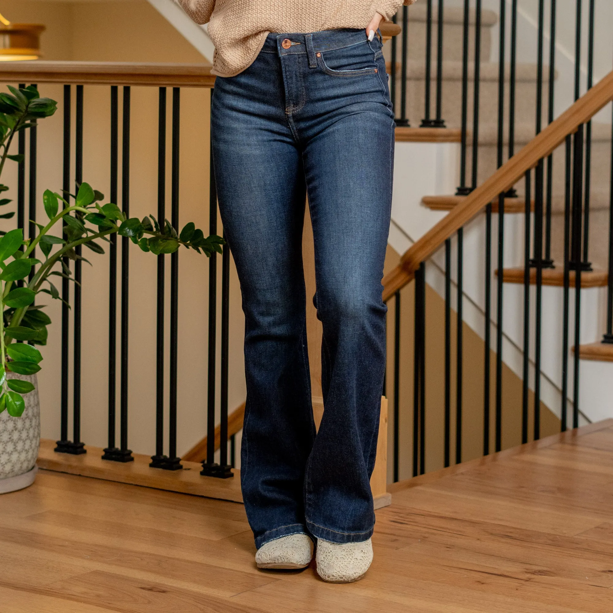 Sadie Tummy Control Top High Rise Flare Regular & Plus Sizes