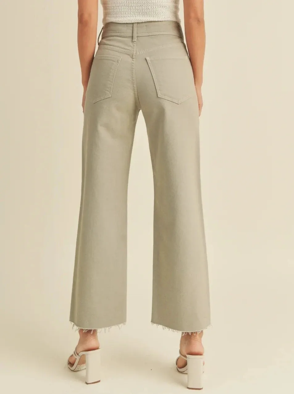 Sage Patch Pocket Jeans