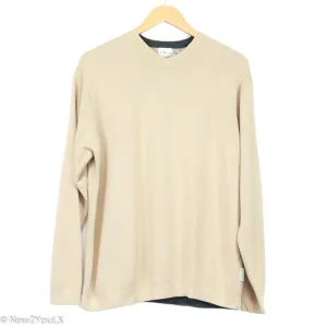 Sand V Knit Pullover (CK)