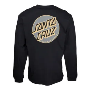 Santa Cruz Missing Dot L/S T-Shirt Black