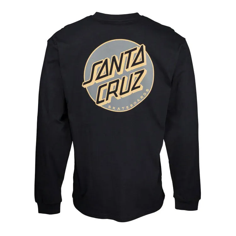 Santa Cruz Missing Dot L/S T-Shirt Black
