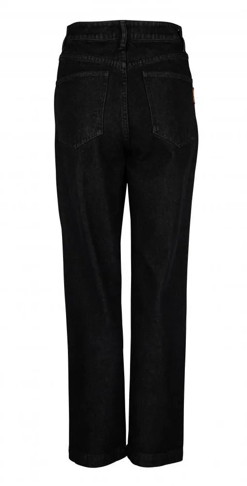 Santa Cruz Womens Pant Classic Dad Jeans - Black Wash Denim