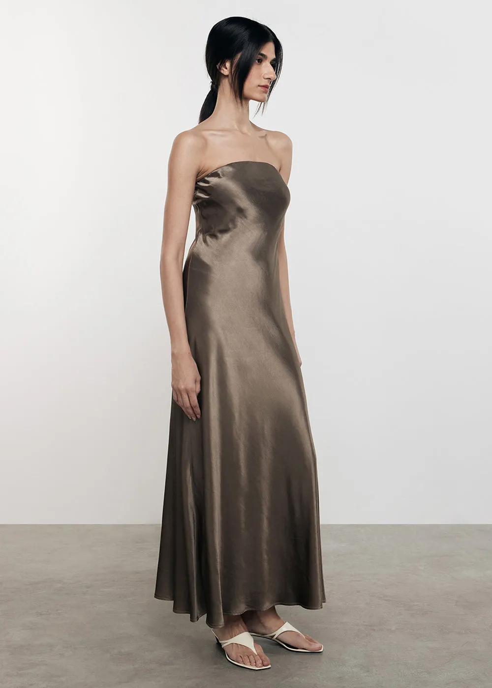 Satin Bias Dress