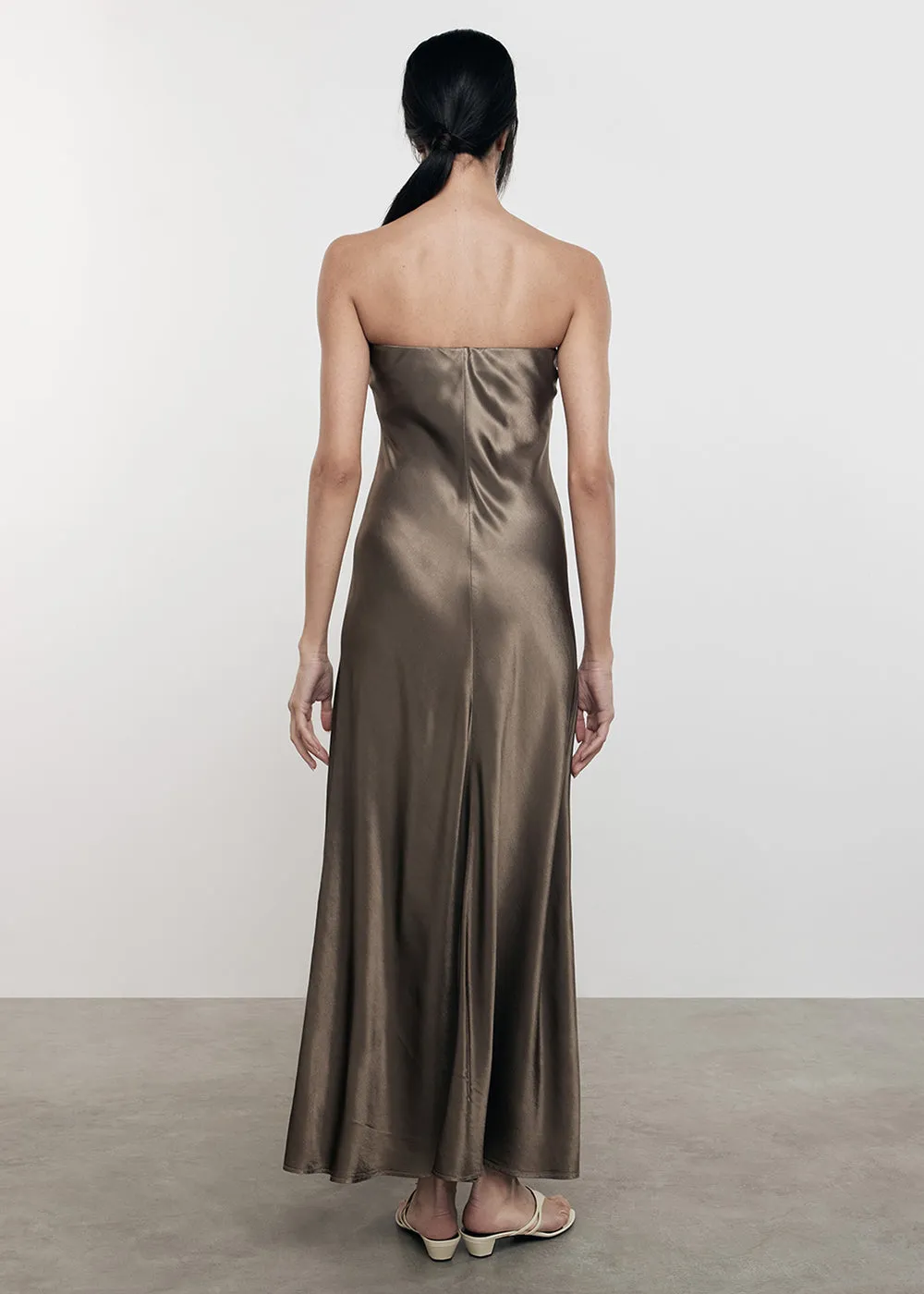 Satin Bias Dress