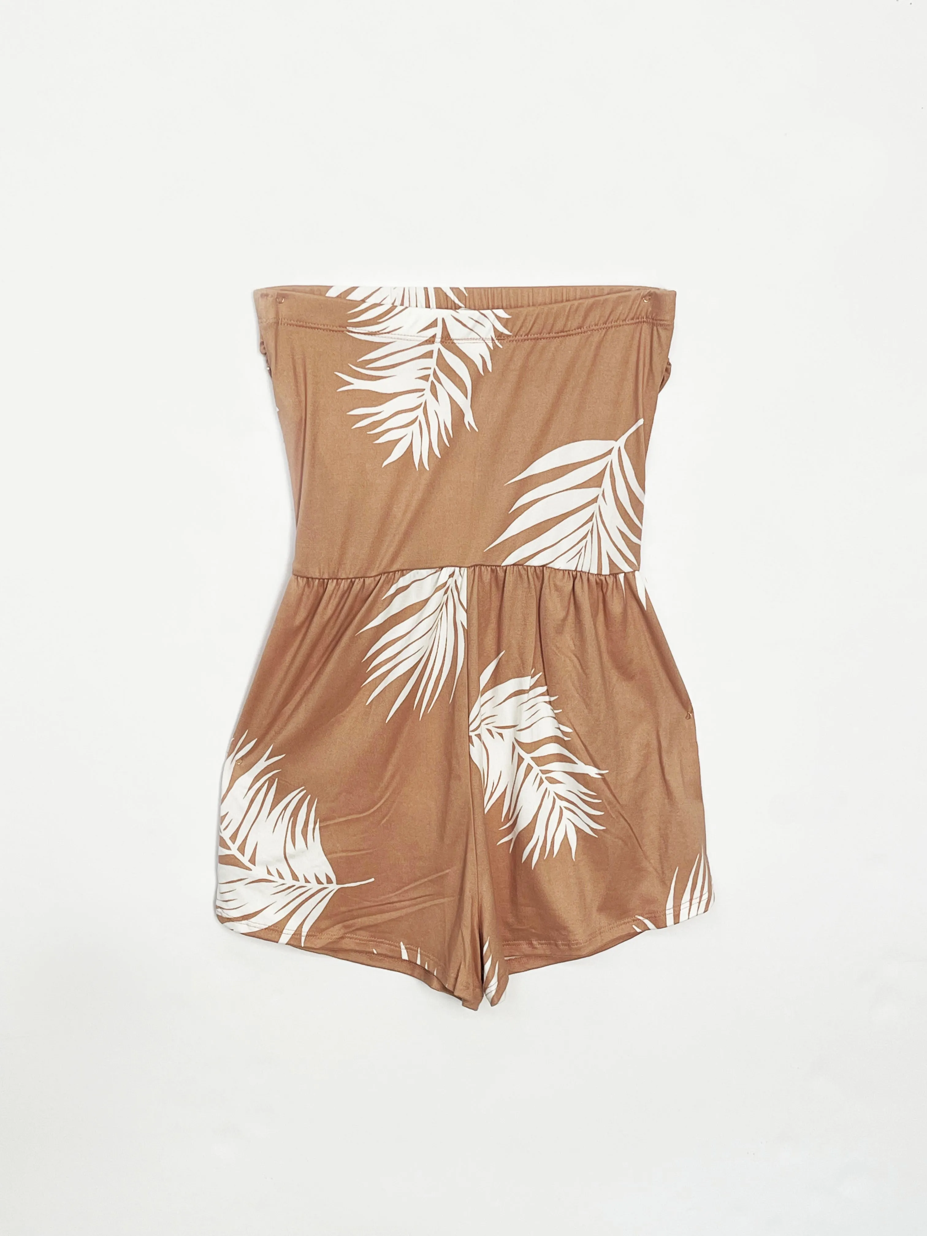 Scarlett Knit Romper - Mauve