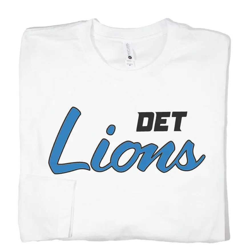 Script long sleeve tee
