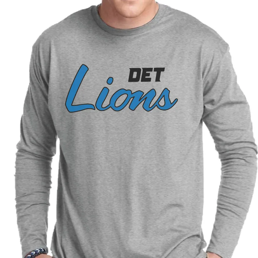Script long sleeve tee