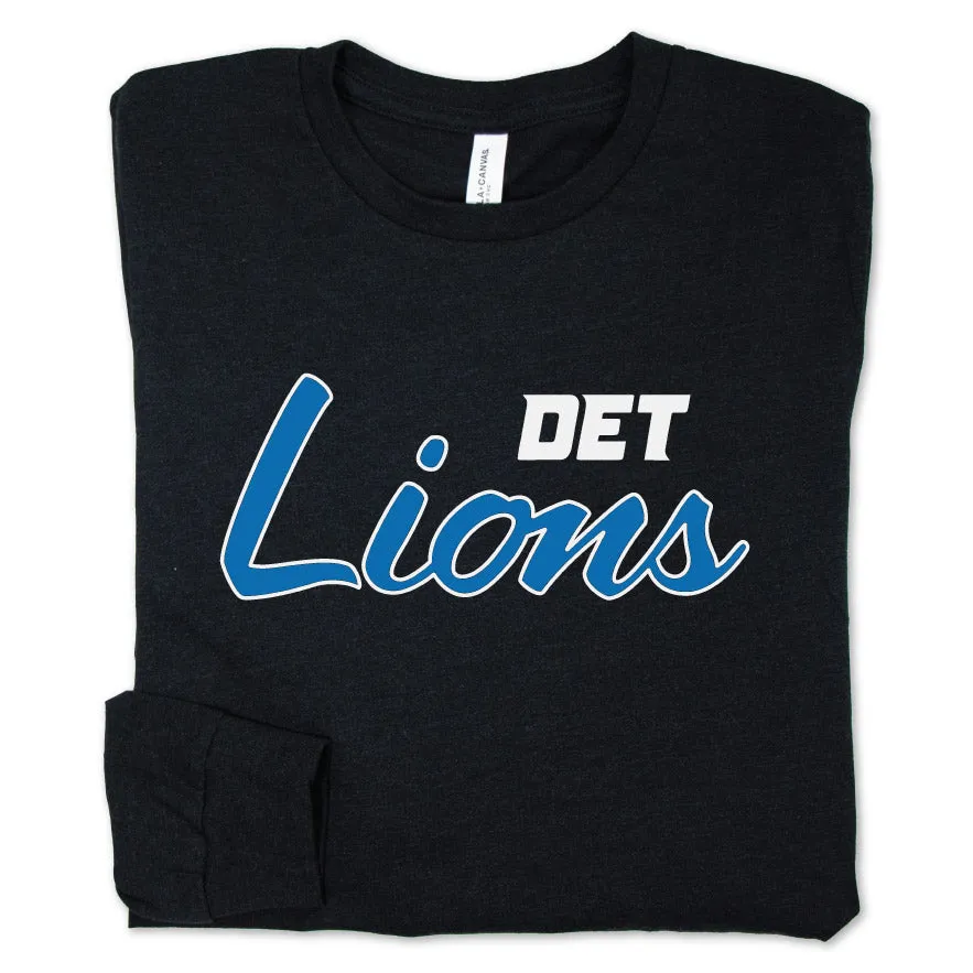Script long sleeve tee