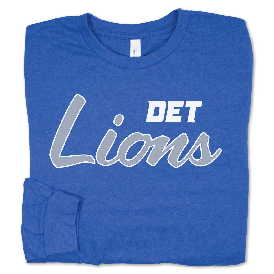 Script long sleeve tee