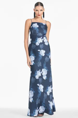 Shyla Gown - Midnight Glacial Rose - Final Sale