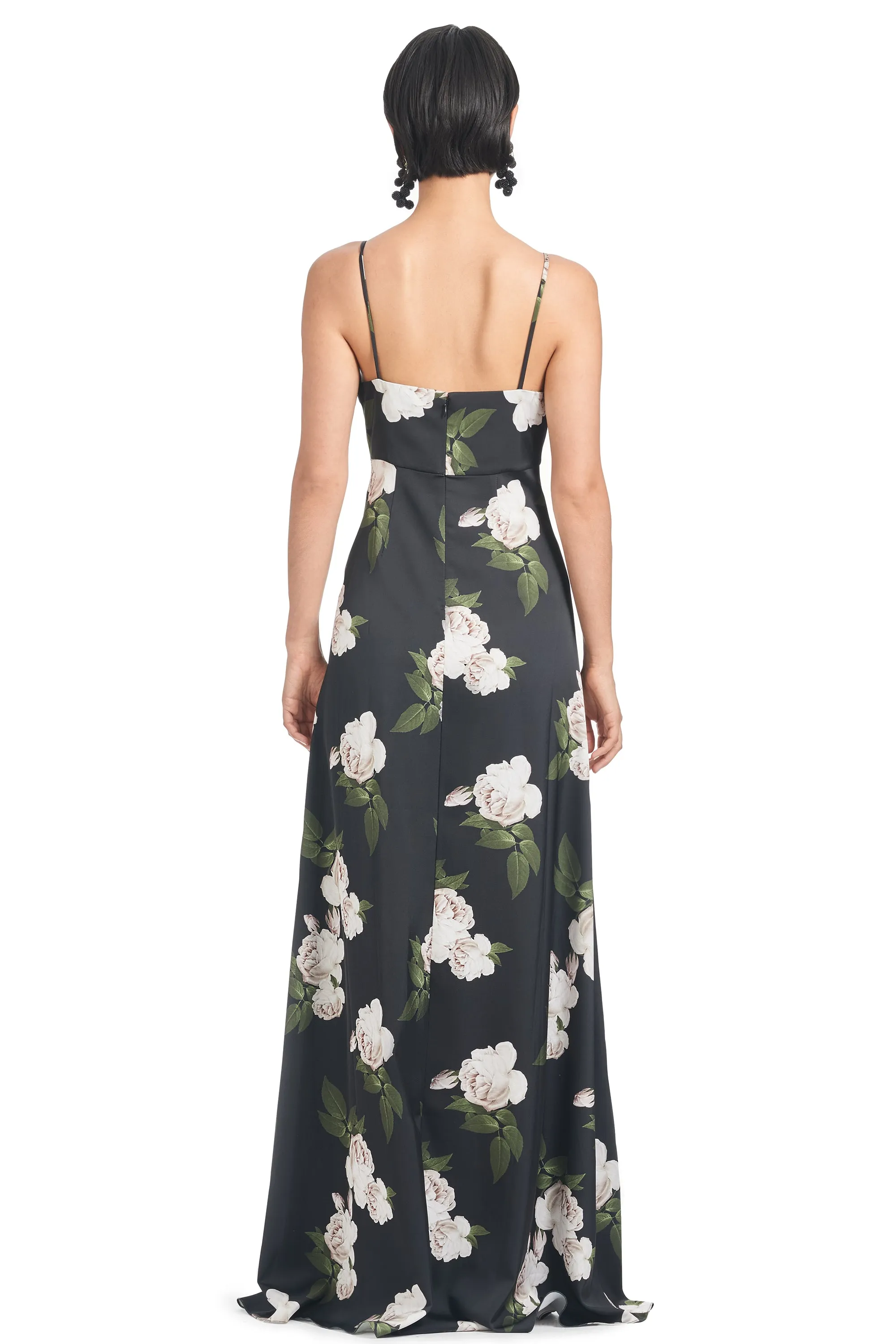 Shyla Gown - Obsidian Blooms - Final Sale