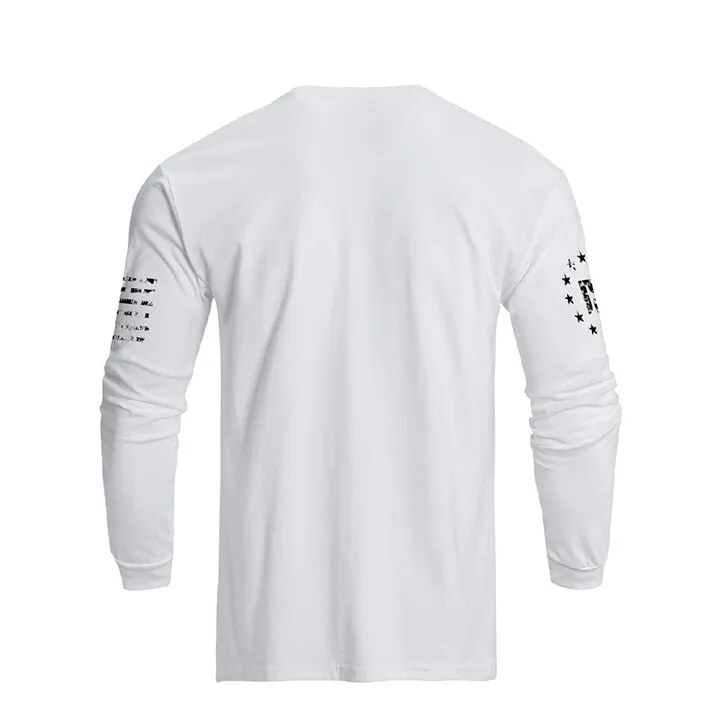 SKULL BIKER GRAPHIC LONG SLEEVE T-SHIRT