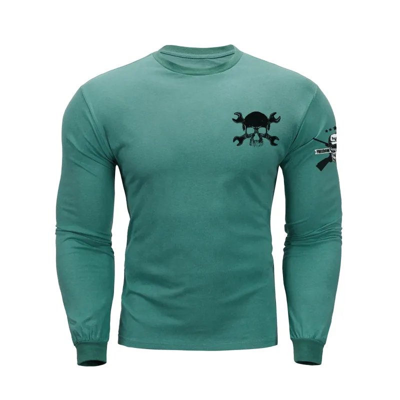 SKULL GRAPHIC LONG SLEEVE T-SHIRT