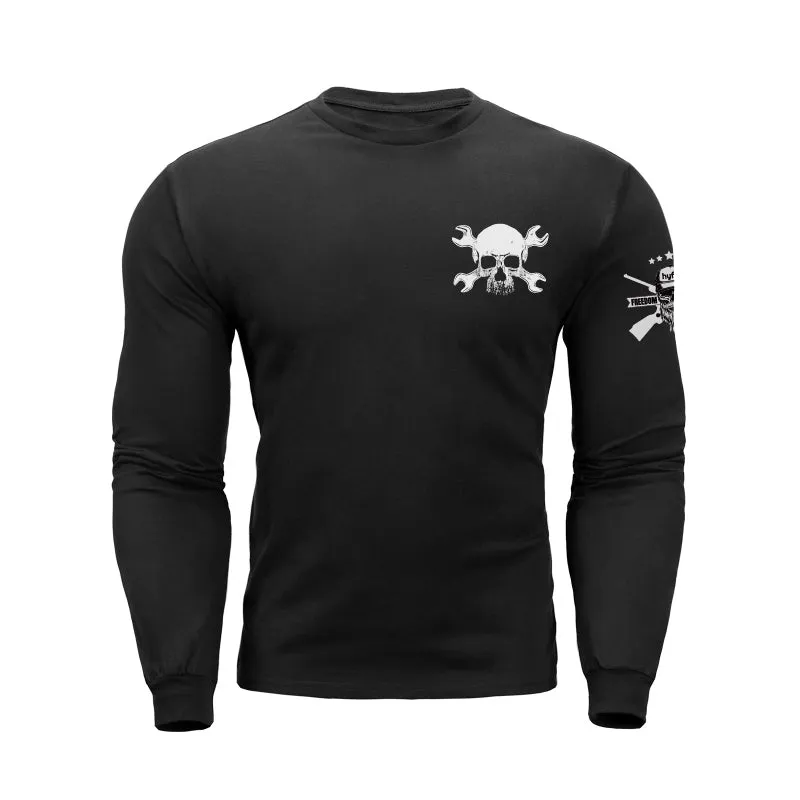SKULL GRAPHIC LONG SLEEVE T-SHIRT