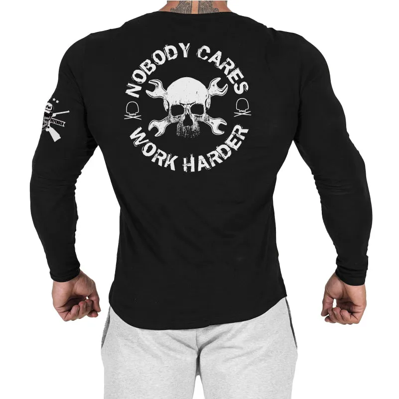 SKULL GRAPHIC LONG SLEEVE T-SHIRT