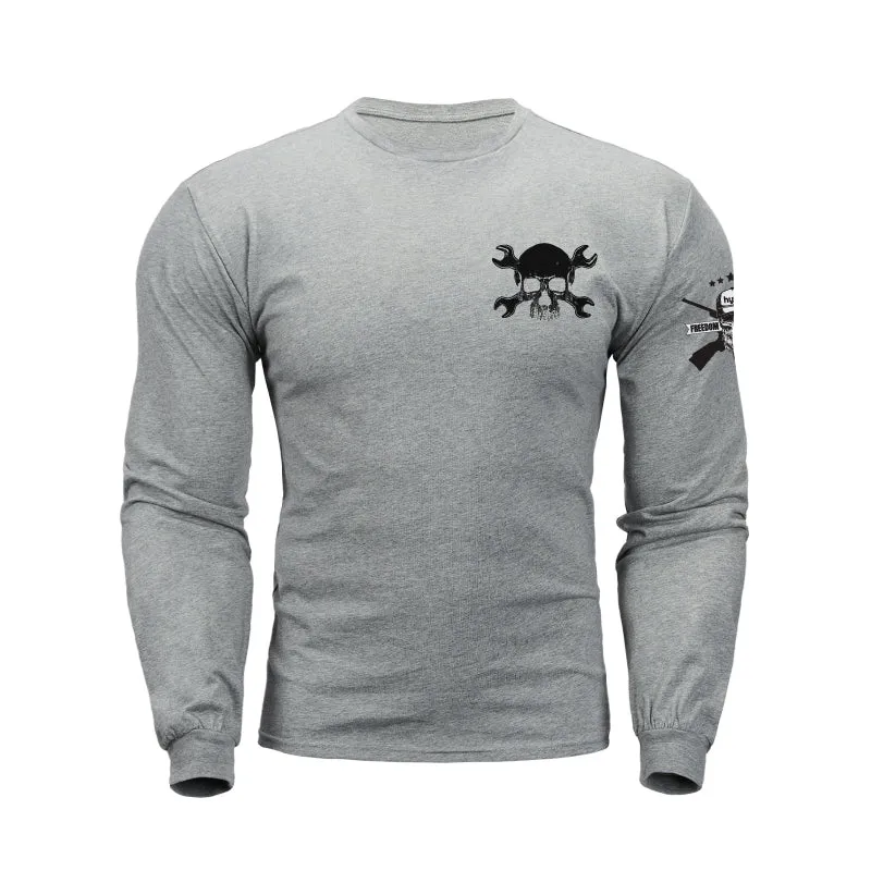 SKULL GRAPHIC LONG SLEEVE T-SHIRT