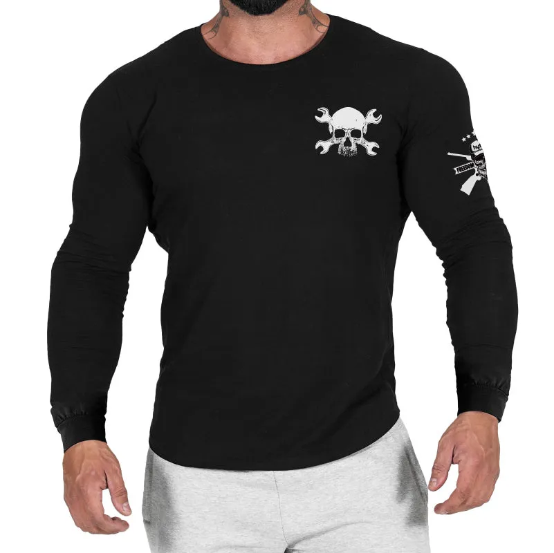 SKULL GRAPHIC LONG SLEEVE T-SHIRT
