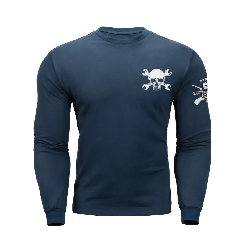 SKULL GRAPHIC LONG SLEEVE T-SHIRT