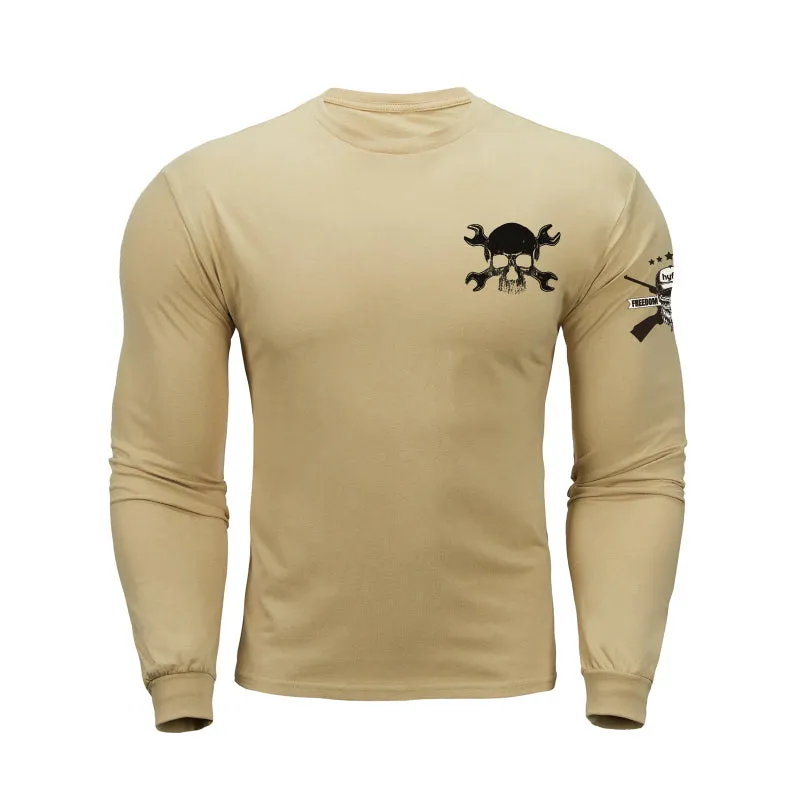 SKULL GRAPHIC LONG SLEEVE T-SHIRT