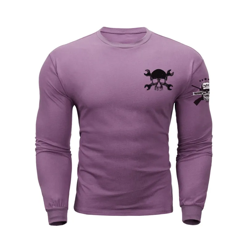 SKULL GRAPHIC LONG SLEEVE T-SHIRT