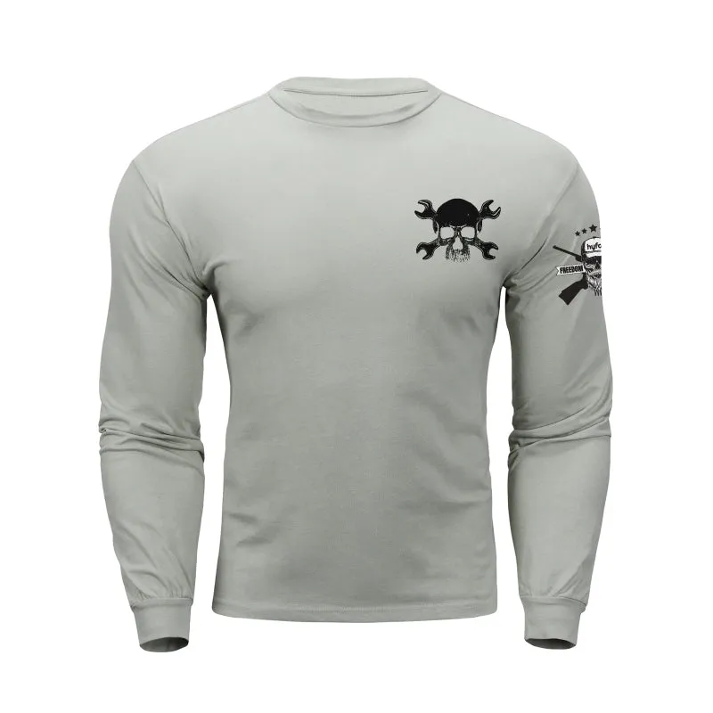 SKULL GRAPHIC LONG SLEEVE T-SHIRT