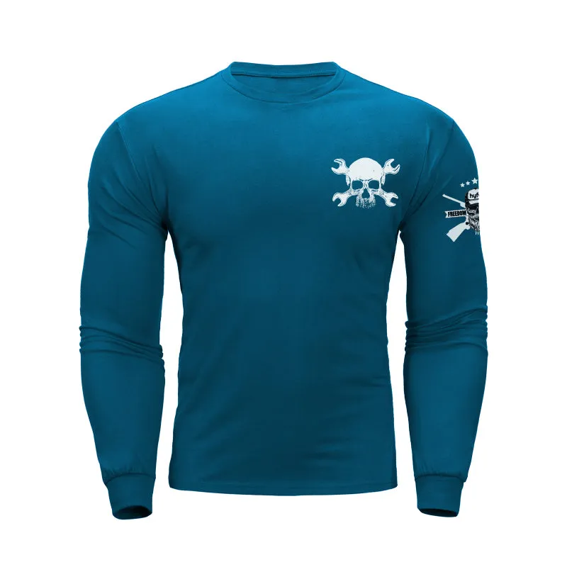 SKULL GRAPHIC LONG SLEEVE T-SHIRT