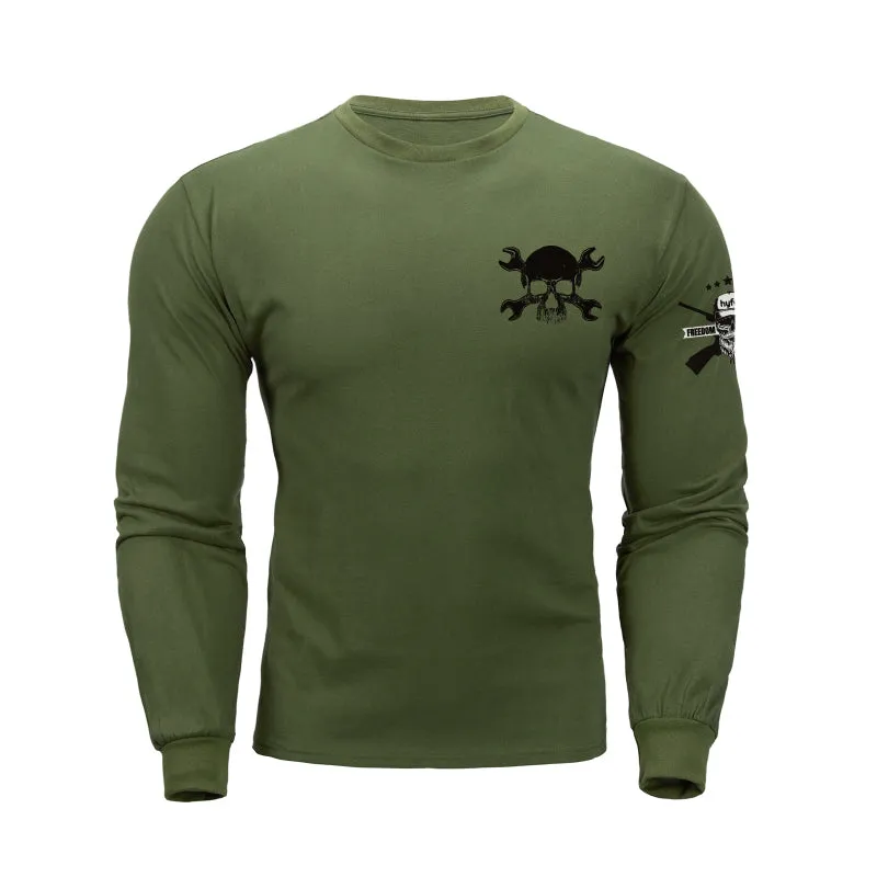 SKULL GRAPHIC LONG SLEEVE T-SHIRT