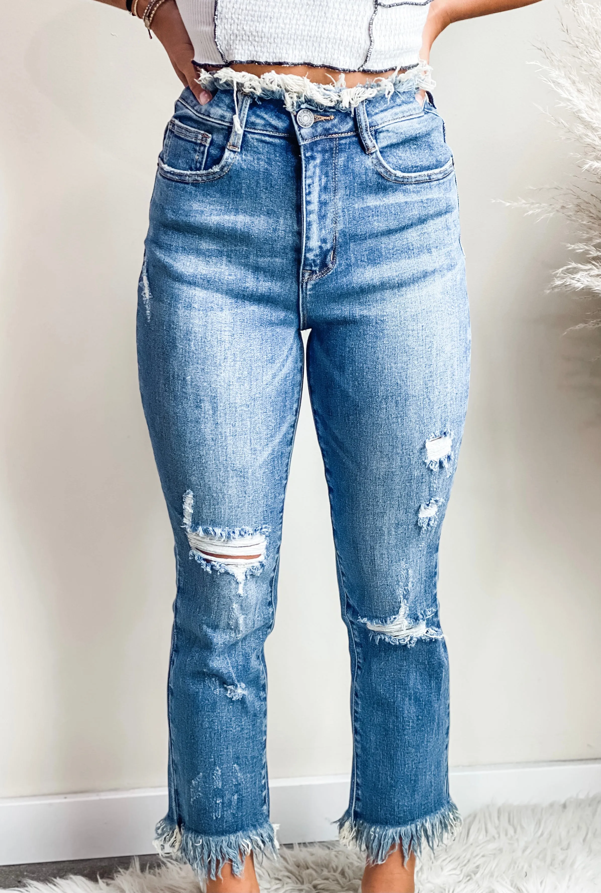 SOCIAL STATUS JEANS-MEDIUM WASH