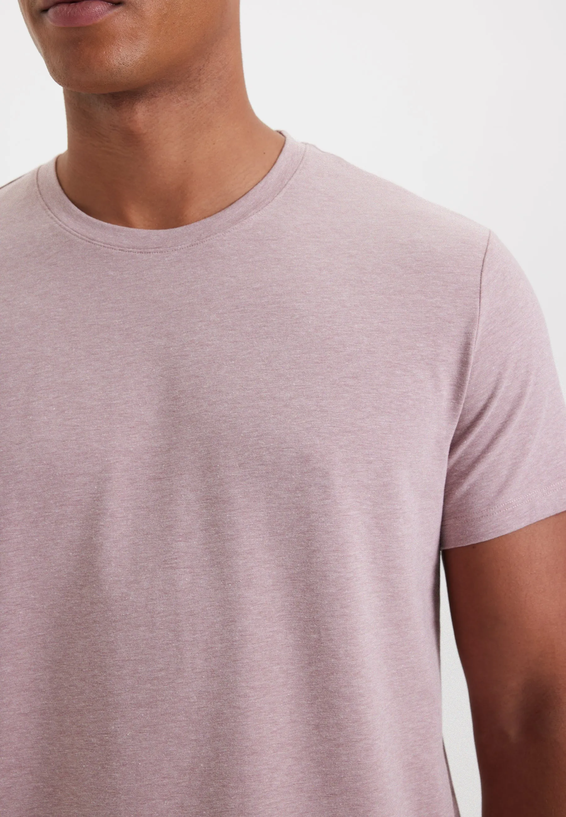 Somon Melanj Bisiklet Yaka Regular Fit Basic Erkek T-Shirt MERLIN