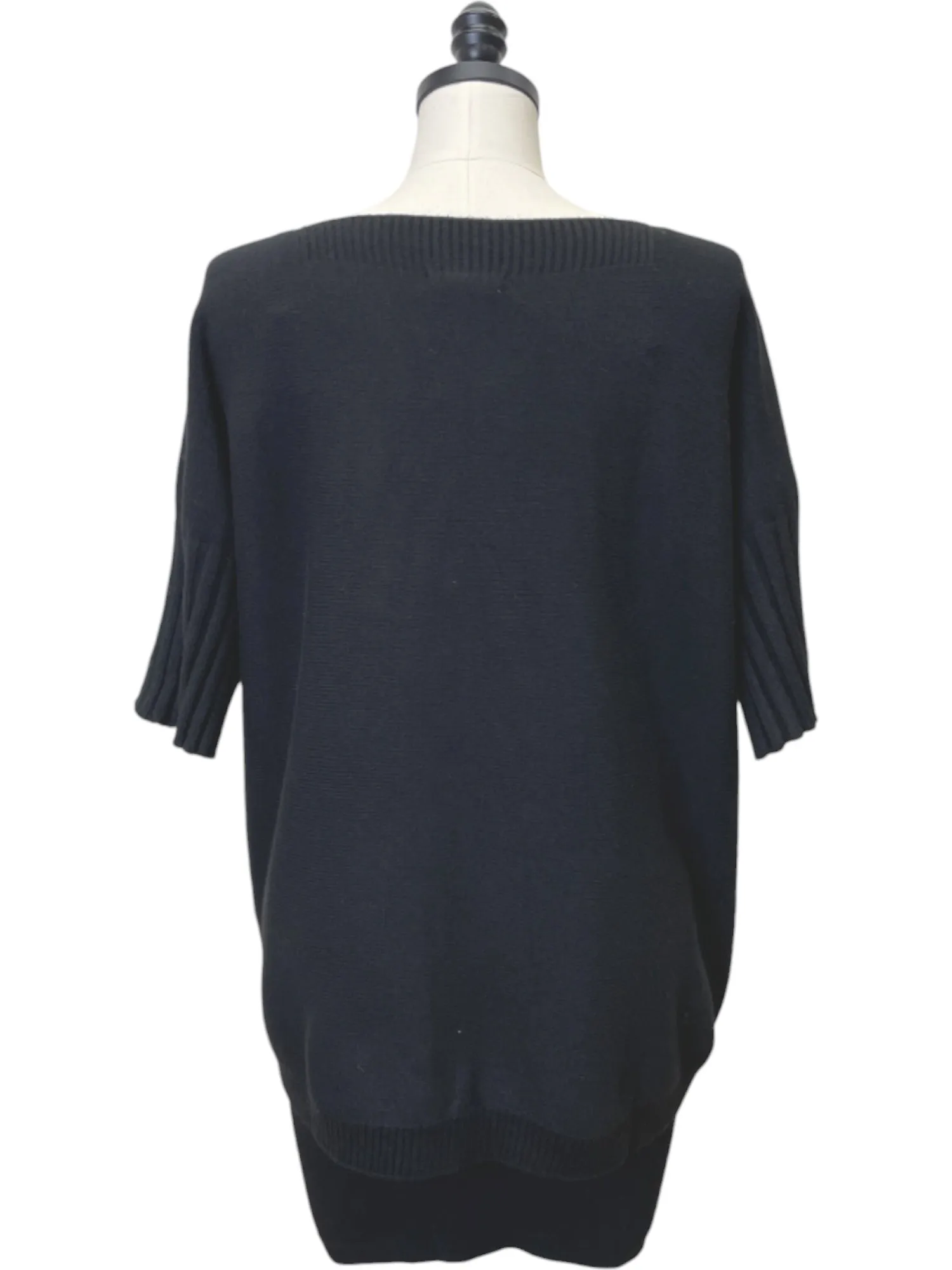 Square Neck Short Sleeve Sweater