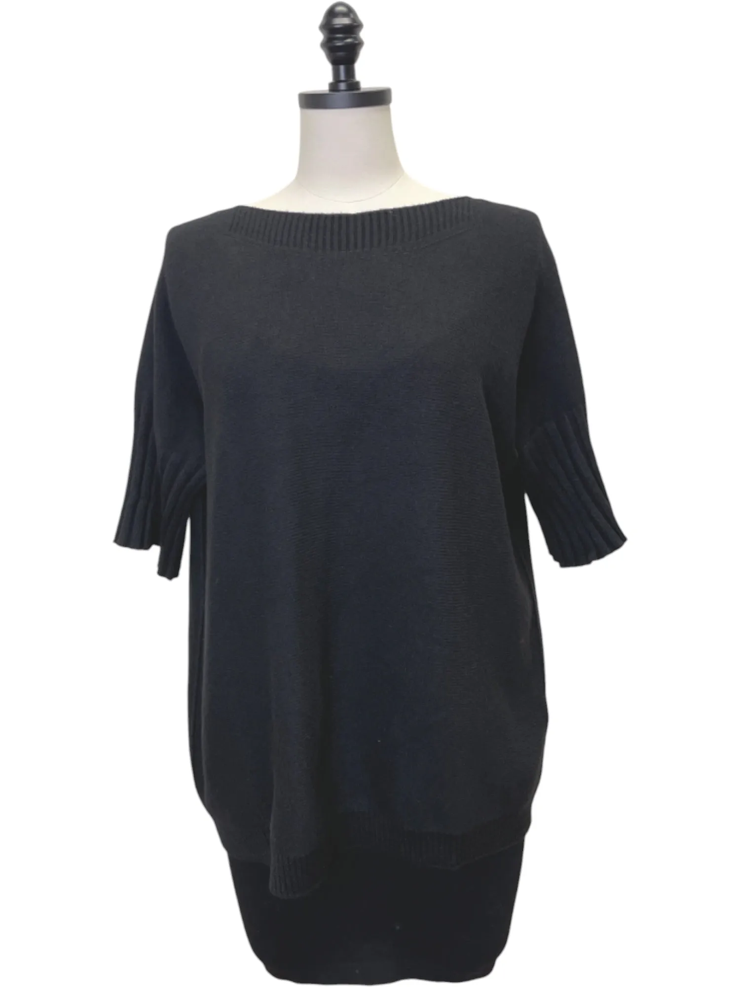 Square Neck Short Sleeve Sweater